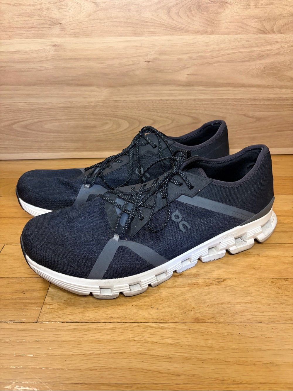 On Running Cloud X 4 AD Men's Sneakers in Black / Asphalt - Size 13